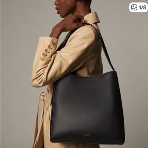 Black Work Bag “Everywhere Hobo Tote Bag” fits laptop